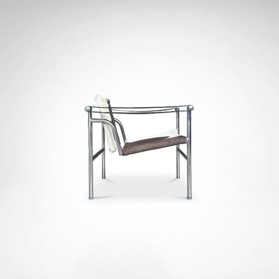 Poltrona LC1 in pelle di cavallino di Le Corbusier et al. per Cassina, anni '80. – Poltrone, Leather, Metal (photo 5 of 10)