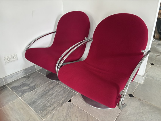 Image 1 of Sillones del sistema 123 de Verner Panton para Fritz Hansen