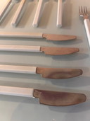 Air France Concorde Cutlery Service by Raymond Loewy, 1970s, Set of 12