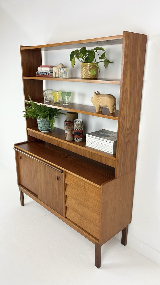 Libreria svedese vintage in impiallacciatura di teak – Librerie, Legno (photo 4 of 18)