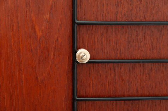 Image 1 of String teak wall sideboard by Kajsa & Nisse Strinning, 1950s