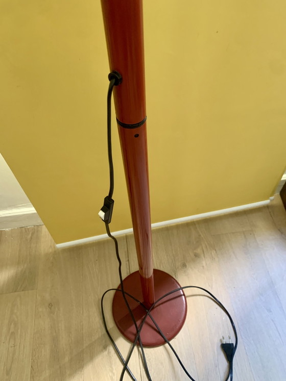 Groot, zeldzaam model in bordeauxrood - ALDA Type 1 - Zweden, jaren 70 – Vloerlampen, Metal, Rubber (photo 7 of 15)