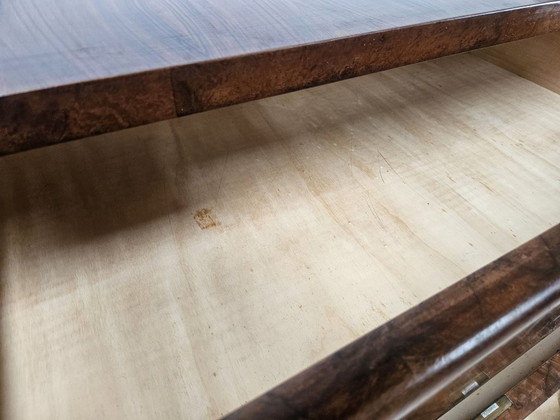 Image 1 of 1940s Art Decò sideboard in walnut and blond walnut