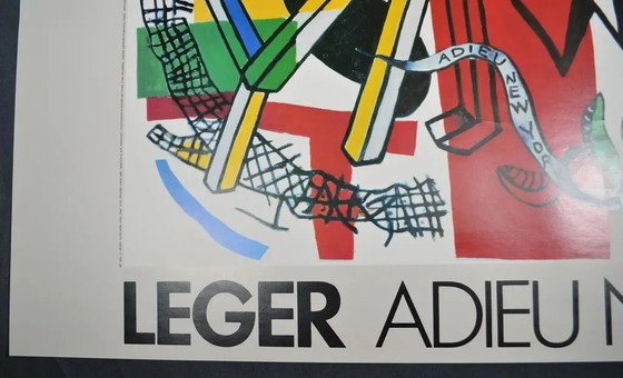 “Leger Farewell New York” Poster - After Fernand Leger ( ) – Paper, Abstract (photo 8 of 12)