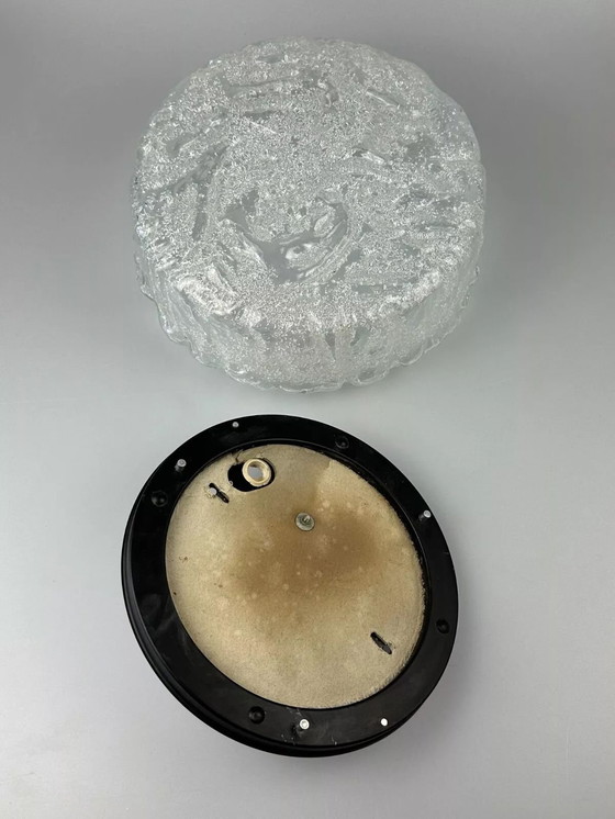 Image 1 of 60er 70er Jahre Deckenlampe Glashütte Limburg Germany Plafoniere Space Age