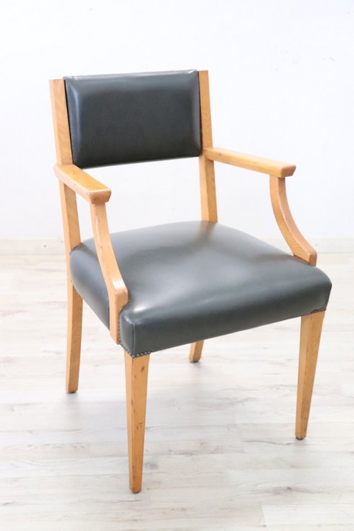 Fauteuil de bureau italien Mid Century