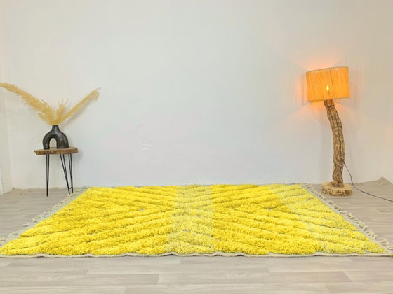 Image 1 of Tapis bérbere écru à motifs géométriques 250cmx150cm 