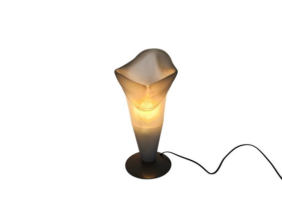 Image 1 of Dutch design - 'Amazing vase' - attr. designer Johan Bakermans - rubber - roll-up vase lamp - 90s