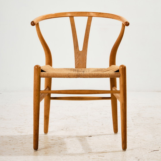 Image 1 of MK11101 Chaise Wishbone par Hans J. Wegner pour Carl Hansen & Søn, lot de 6