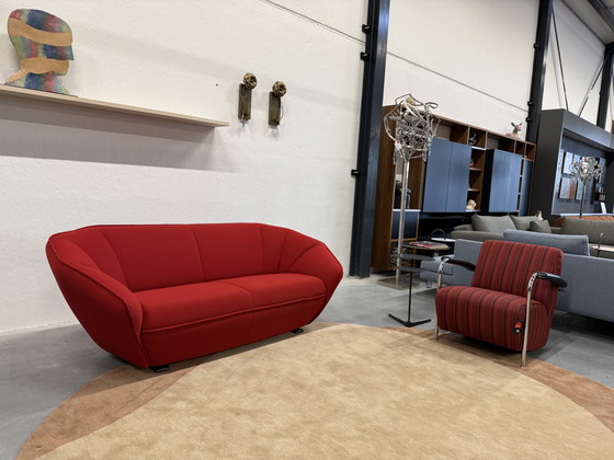 Image 1 of Pode Colla Divano 2,5 posti in tessuto Kvadrat Mosaico Rosso 203