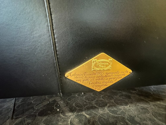 Poltrona Frau Sofagarnitur Tabarin. 2+1+1 – Leather, Metal (photo 4 of 17)