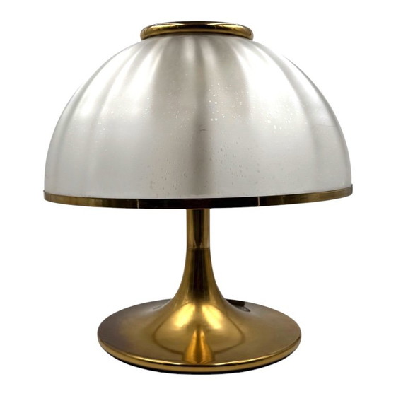 Lampada da tavolo a fungo in vetro soffiato di Murano, Fabbian Italia, anni '70 – Lampade da tavolo, Glass (photo 10 of 10)