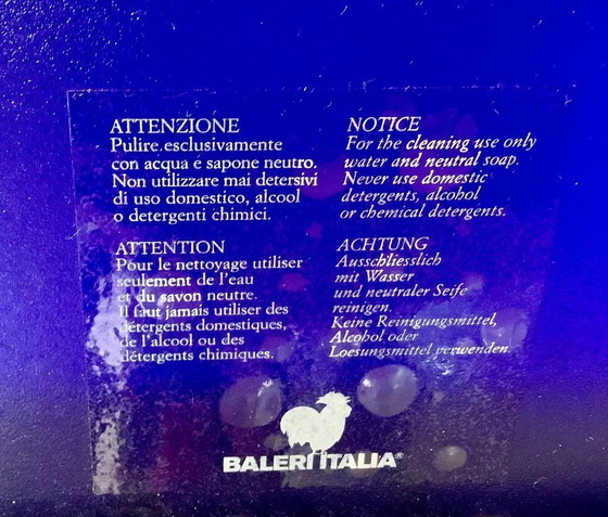 Image 1 of 2 sillas apilables azules de diseño italiano Baleri Italia