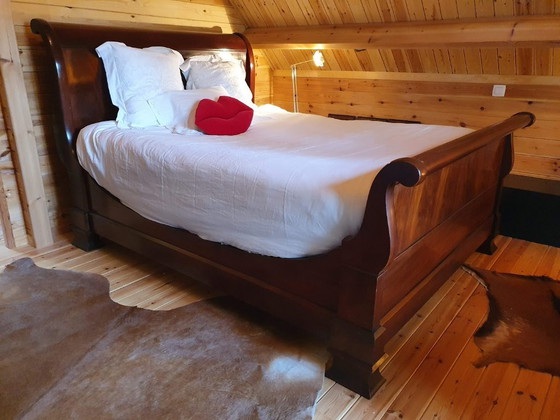 Image 1 of Letto a slitta in mogano Ralph Lauren