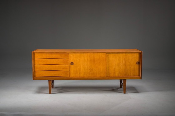Image 1 of Ulvö dressoir van teakhout, ontworpen door Erik Wörtz voor Ikea, 1964.