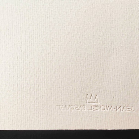 Image 1 of Litografia in edizione limitata di Jean-Michel Basquiat numerata a matita.