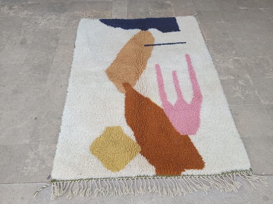 Image 1 of Handmade pure wool rug, traditional craftsmanship, 1.4/2.6 m