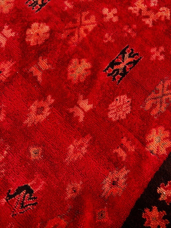 Image 1 of Vintage Marokkaans Boujad-tapijt 180x290 cm – Handgemaakt Berber wollen tapijt