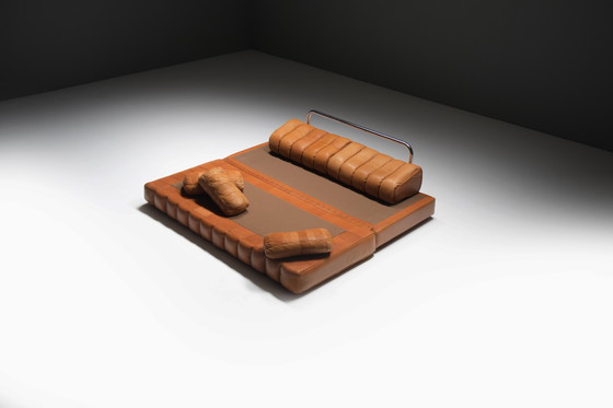 Image 1 of Stunning DS-85 Sofa/Bed in Original Cognac Leather by Team De Sede for De Sede