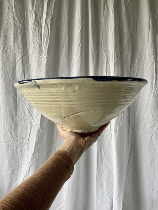 Grande ciotola in terracotta fatta a mano
