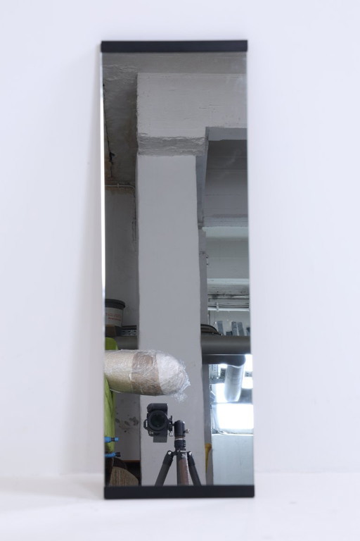 Vintage Mirror 60s | Mid - Century Hanging Mirror Mirror Wood Retro Slanted Vintage #06-02