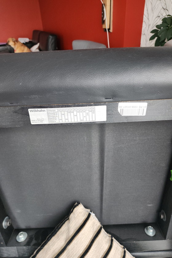 Image 1 of Wilkhahn 830 van Klaus Franck & Werner Sauer - 2-zitsbank + 2 fauteuils (voormalig Europees Parlement)