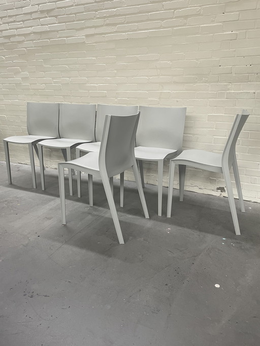 6 Starck Slick Slick stoelen