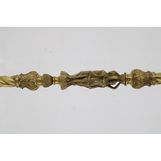 Vintage Stehlampe aus Messing, Italien 1950er Jahre