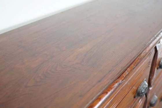 Image 1 of Mobiletto da farmacia francese d'epoca in pino, anni '20