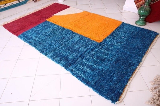 Tapis berbère traditionnel fait main artisanale taille 1,5/2,5 m