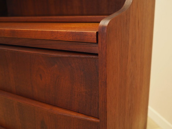 Image 1 of Escritorio de teca, diseño danés, década de 1970, fabricado en Dinamarca.