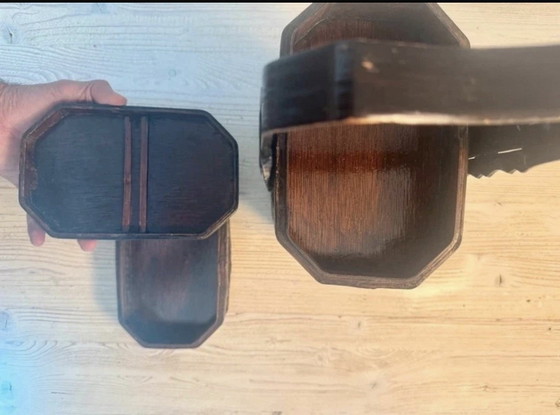 Antico Contenitore Cinese Impilabile in Bambù, 6 Livelli – Oggetti decorativi, Metal, Wood (photo 7 of 8)
