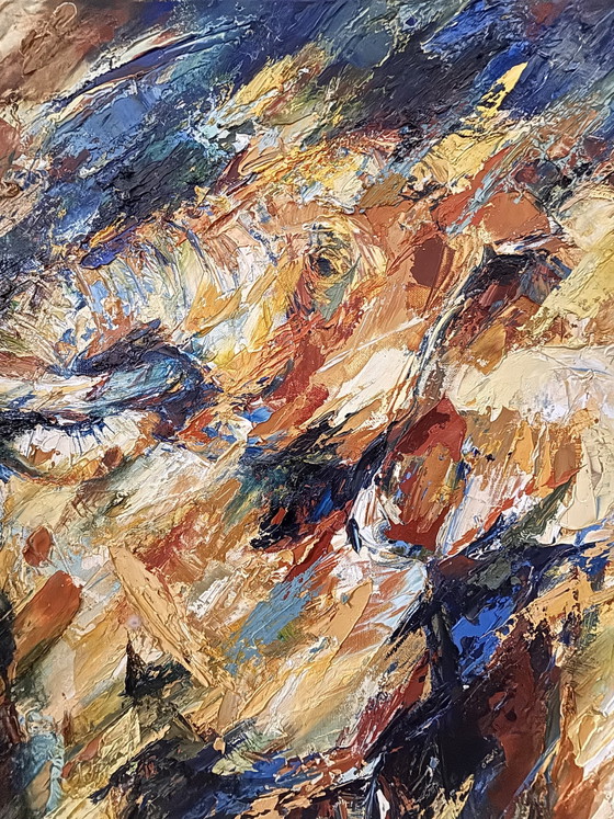 Large oil painting by Ellen Voets – Paintings & Drawings, Canvas (photo 4 of 8)