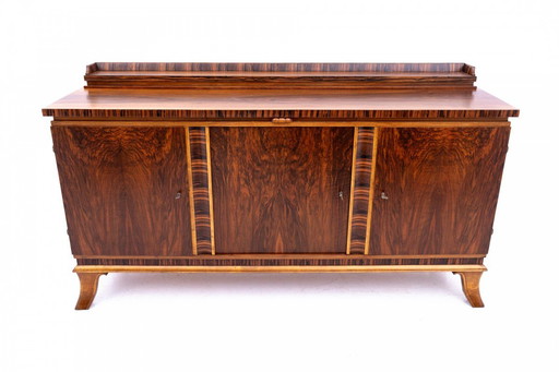 Commode - Buffet Art Déco, Pologne, années 1940.