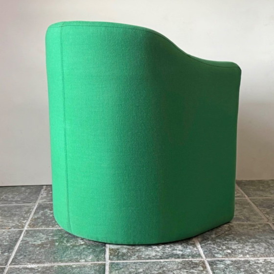 Image 1 of Fauteuil design Broste Copenhagen, chaise Pond vert émeraude