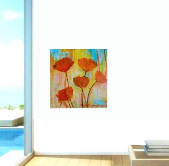 Image 1 of Poppy painting