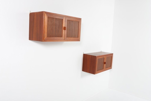 Armadi a muro in stile danese moderno di Johannes Andersen, anni '60