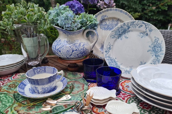 Image 1 of 1x HAMAGE NORD (St Amand) French ironstone water pitcher 