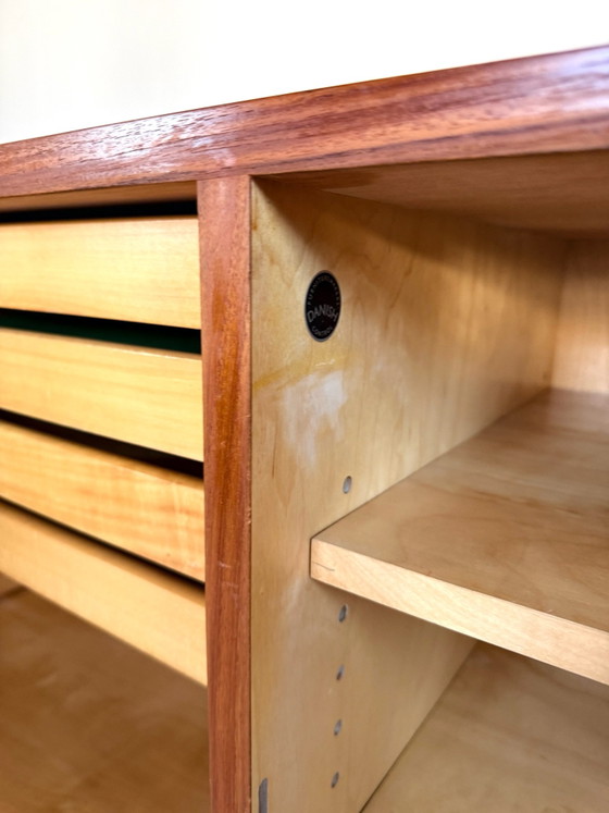Buffet bas vintage danois en teck, Poul Hundevad ‘60, Bois, Marron (photo 6 sur 15)
