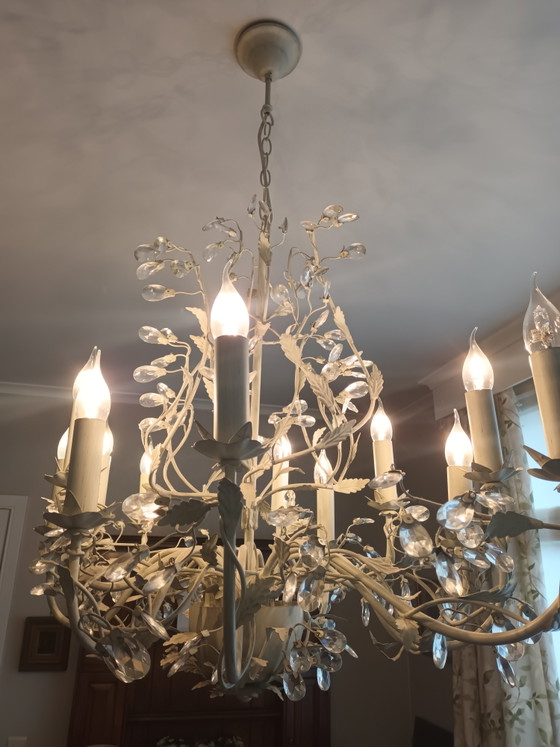 Chandelier – Glass, Metal (photo 4 of 5)