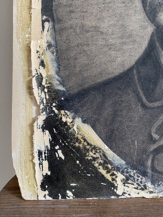 Image 1 of Charcoal drawing of Multatuli