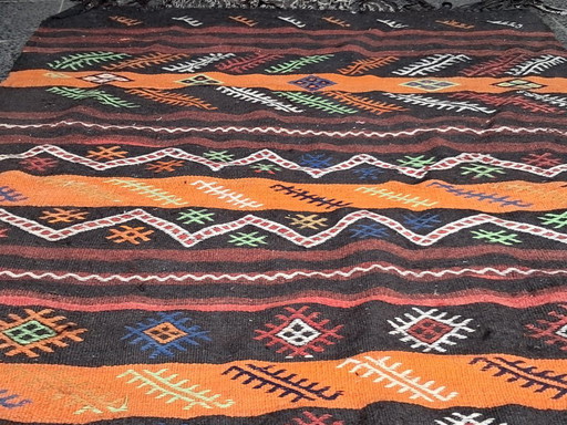Kilim turco tessuto a mano 188x120cm