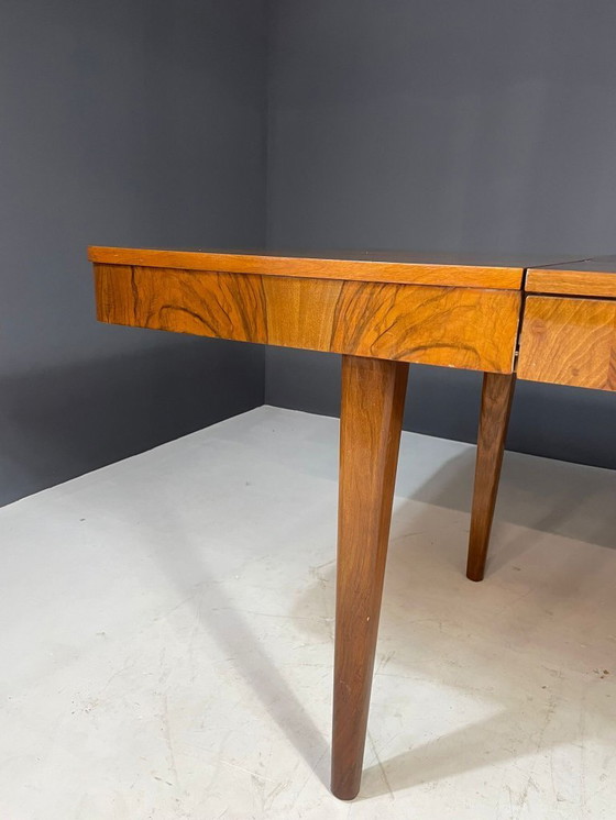 Image 1 of Extendable Dining Table by Jindřich Halabala, Czechoslovakia, 1950s