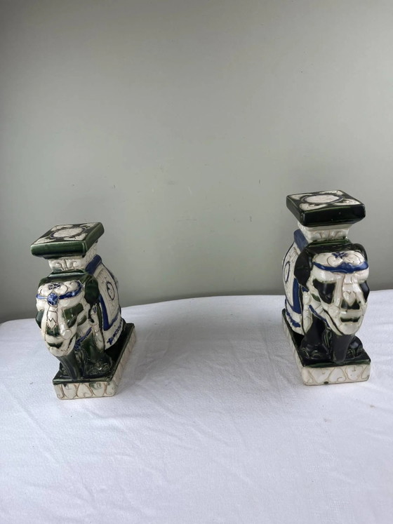 Pair of vintage ceramic bookends – Decorative Objects, Porcelain (photo 10 of 11)