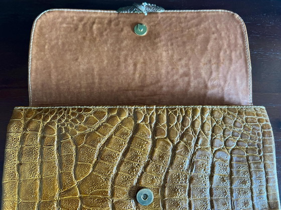 Clutch vintage del marchio italiano Baglia anni '80 – Metal, Leather (photo 6 of 10)