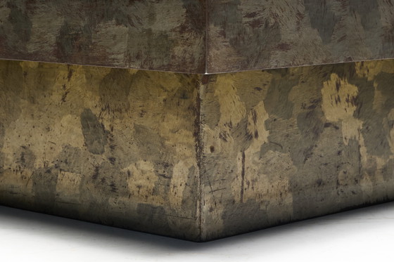 Image 1 of Tavolino brutalista in acciaio, Francia, anni '70