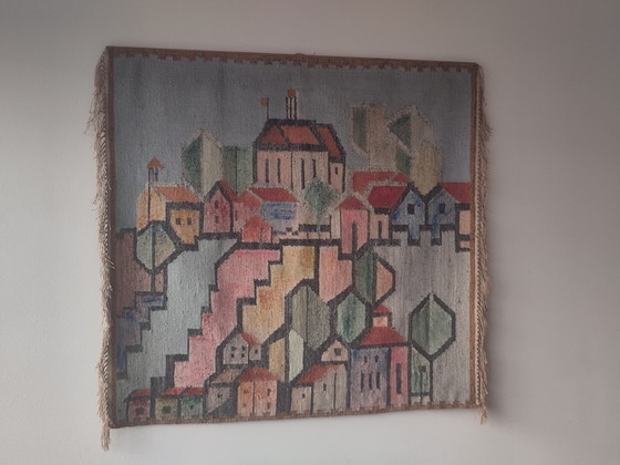 Image 1 of Tapisserie polonaise vintage de Januszkowaka