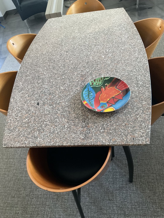 Image 1 of Coin repas design (table Bree’s New World avec 6 chaises Driade Aleph)