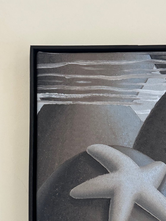 Image 1 of Laurens Legiers - Étoiles de mer au repos - 2020 - huile sur toile