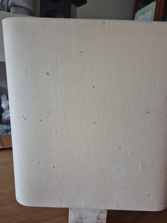 Image 1 of Grande lampe de table en travertin design italien (Fratelli Manelli)